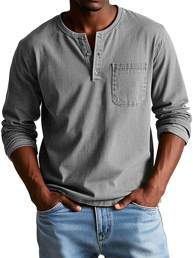 Darevo | Vintage Long Sleeve Shirt