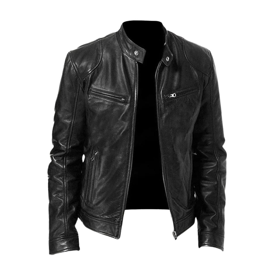 Darevo | Casual Leather Jacket
