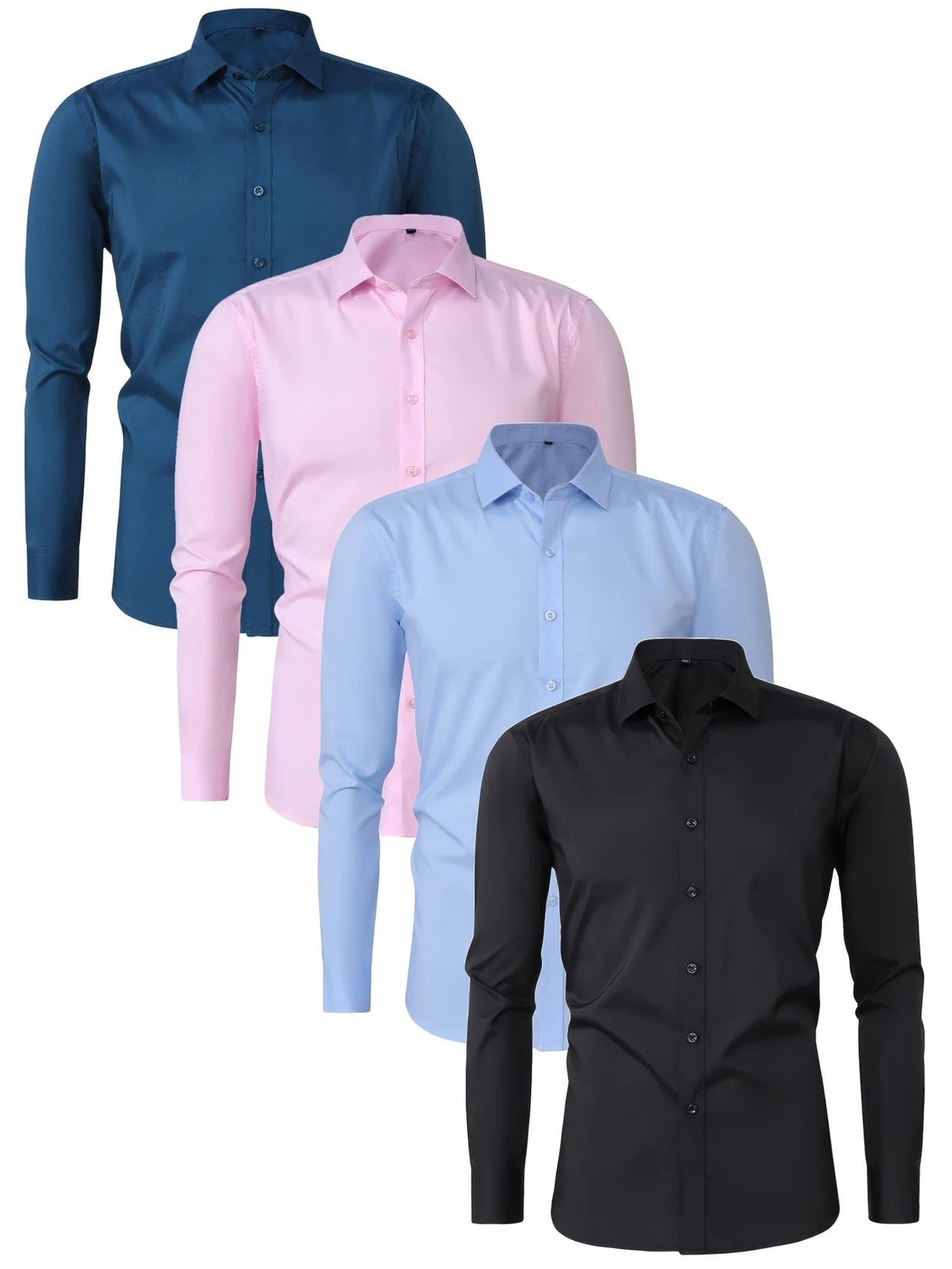 Darevo | Elegant Long Sleeve Button-Up Shirt