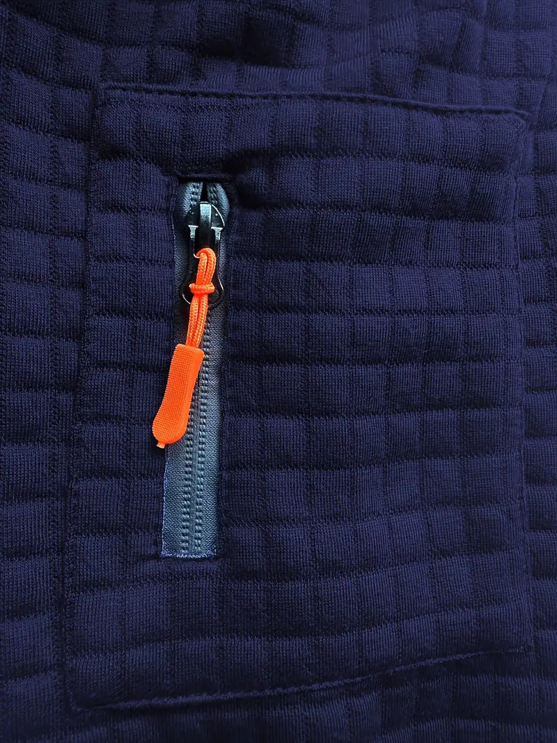 Bruce | Textured Polo with Pocket on the Sleeve