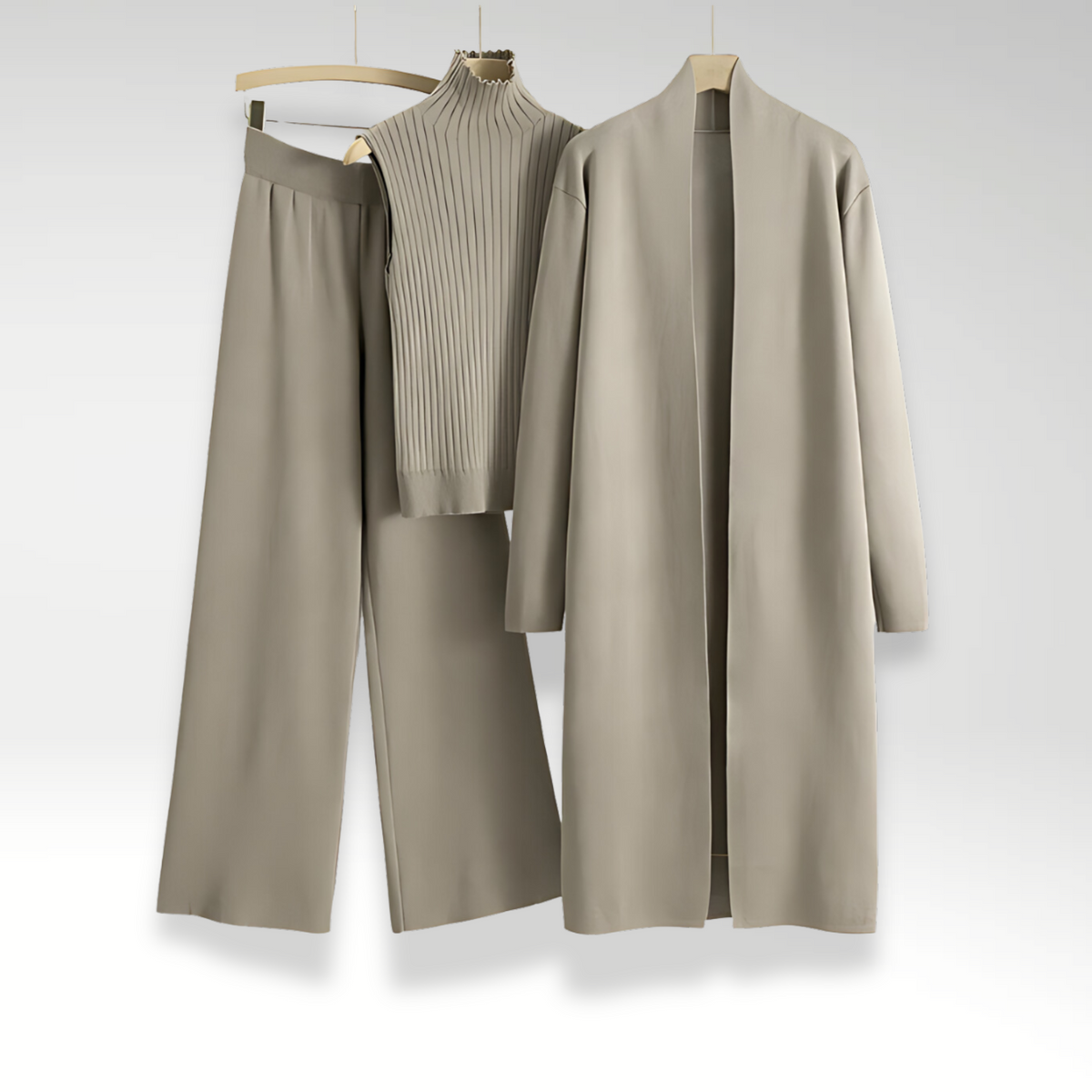 Darevo | Complete Three-Piece Luxe Knit Set