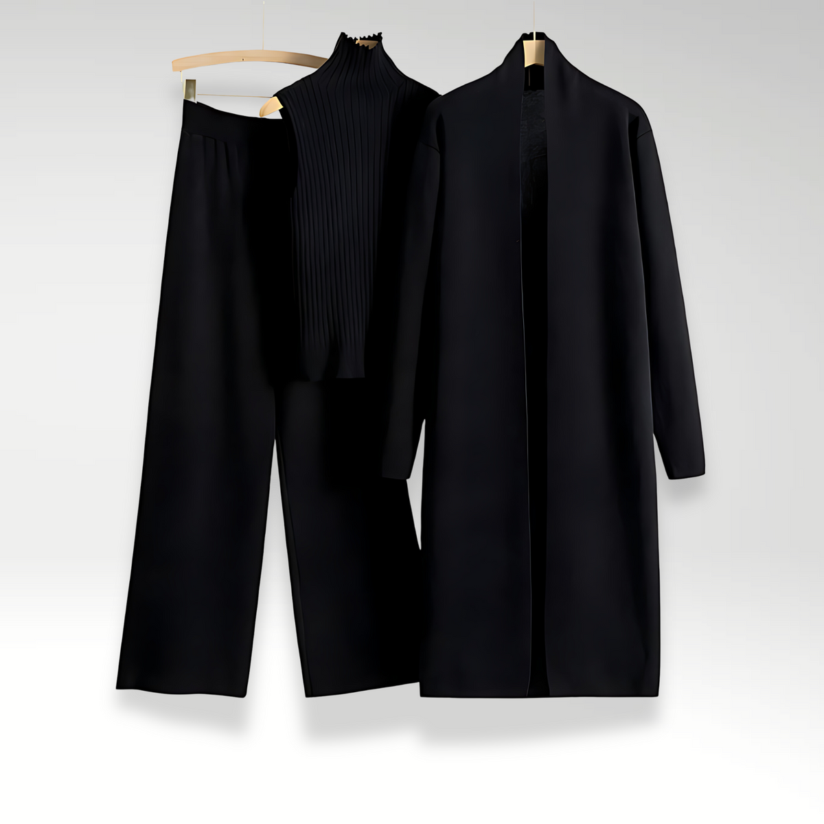 Darevo | Complete Three-Piece Luxe Knit Set