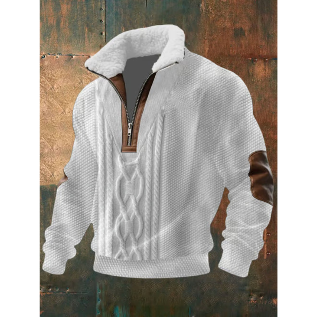 Anton | HIGH NECK FLEECE SWEATER