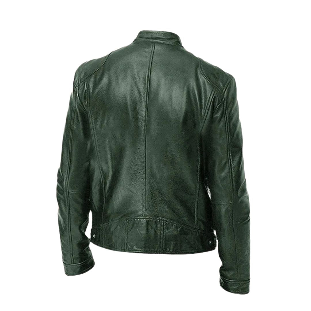 Darevo | Casual Leather Jacket