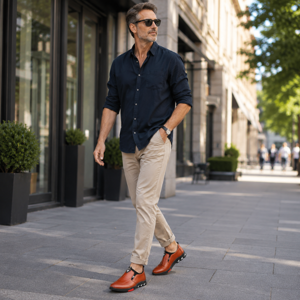 Darevo | Elegant men's shoes with non-slip sole