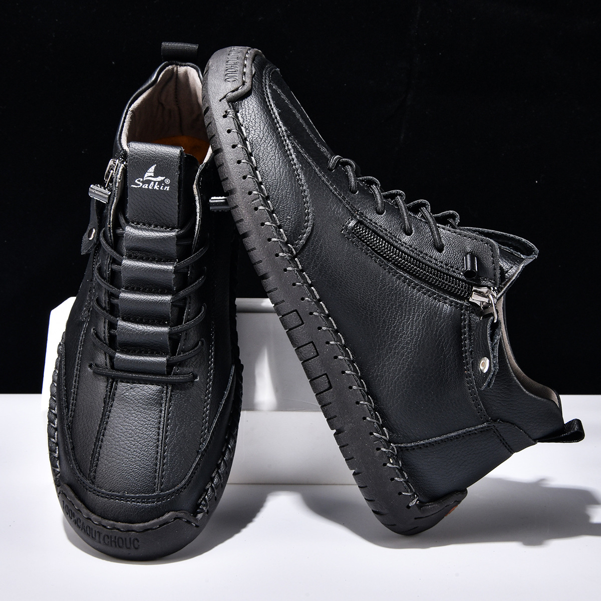 Barrett | Nubuck Shoes with Zipper for Men