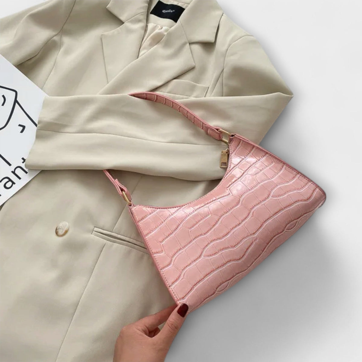 Darevo | Shiny Leather Bag