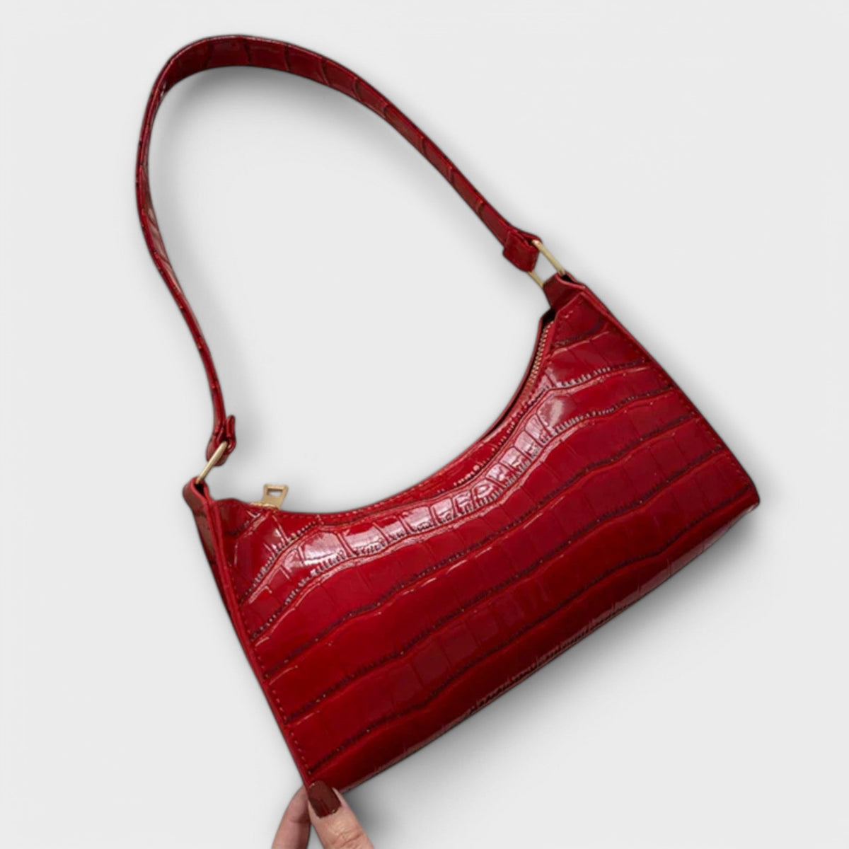 Darevo | Shiny Leather Bag