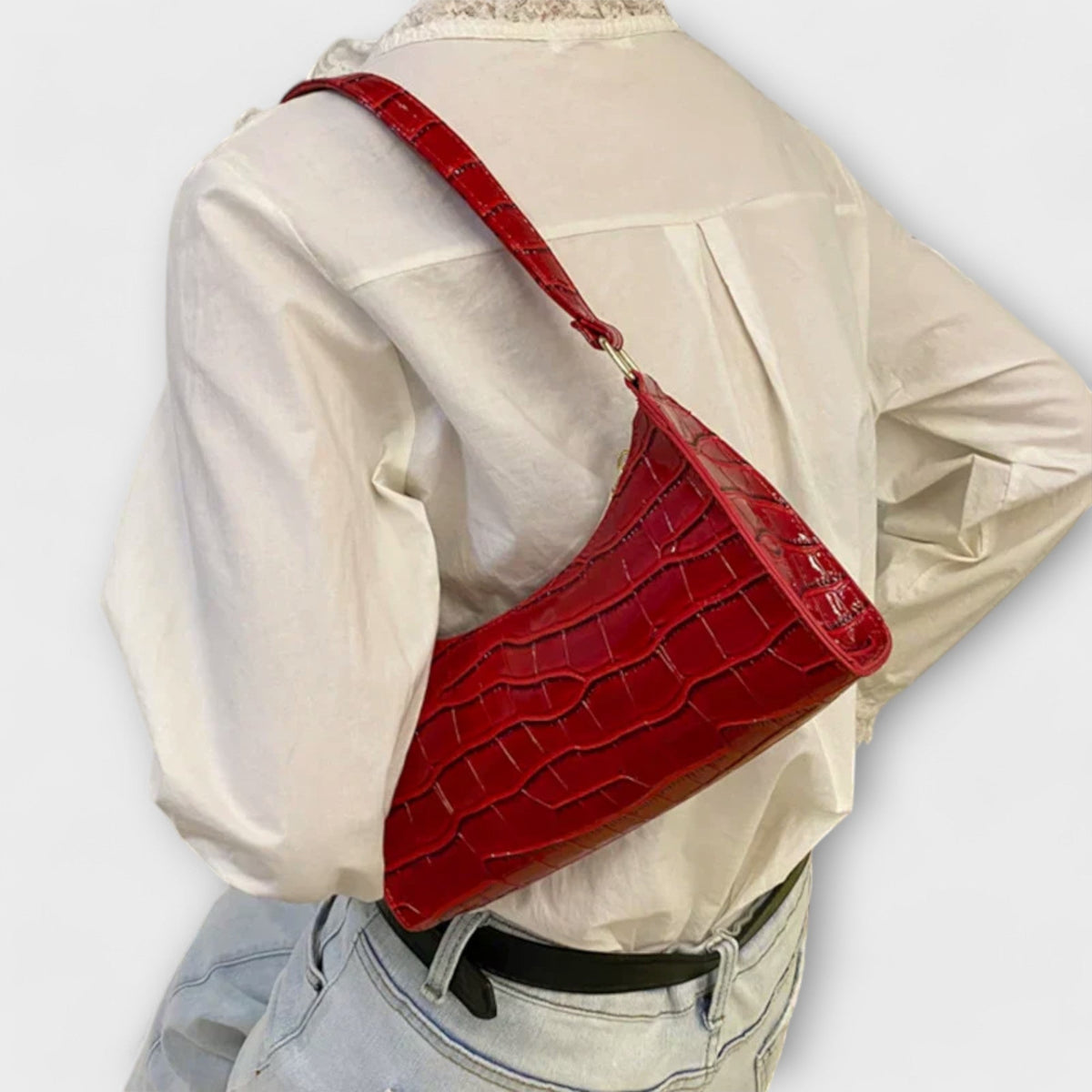 Darevo | Shiny Leather Bag