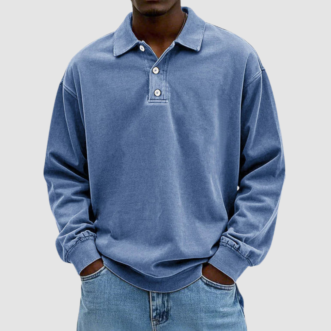 Darevo | Classic Cotton Long-Sleeve Shirt