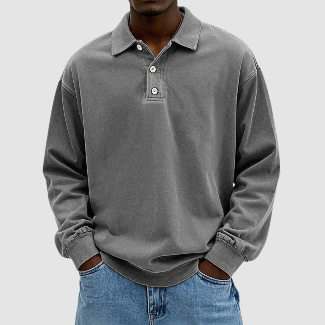 Darevo | Classic Cotton Long-Sleeve Shirt