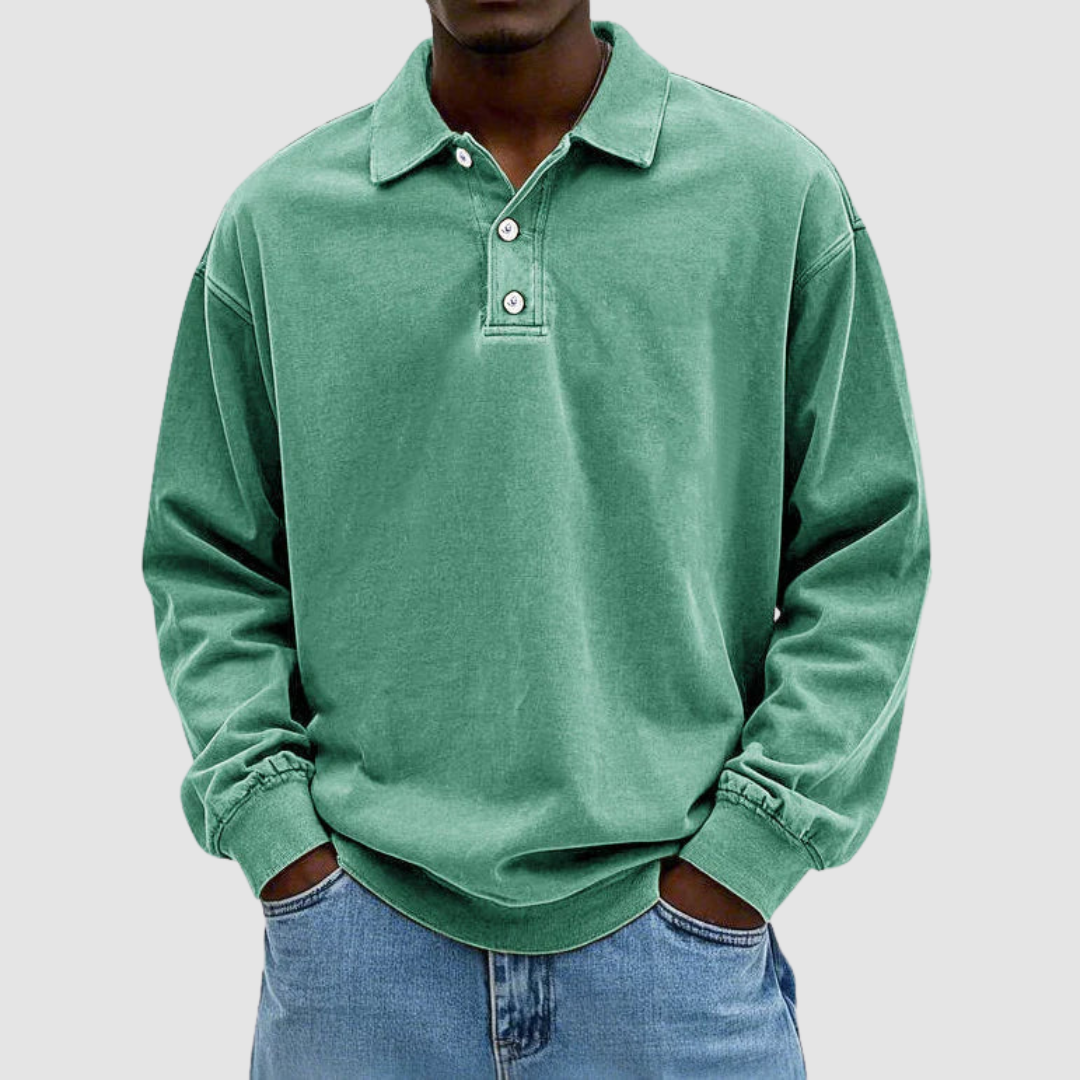 Darevo | Classic Cotton Long-Sleeve Shirt