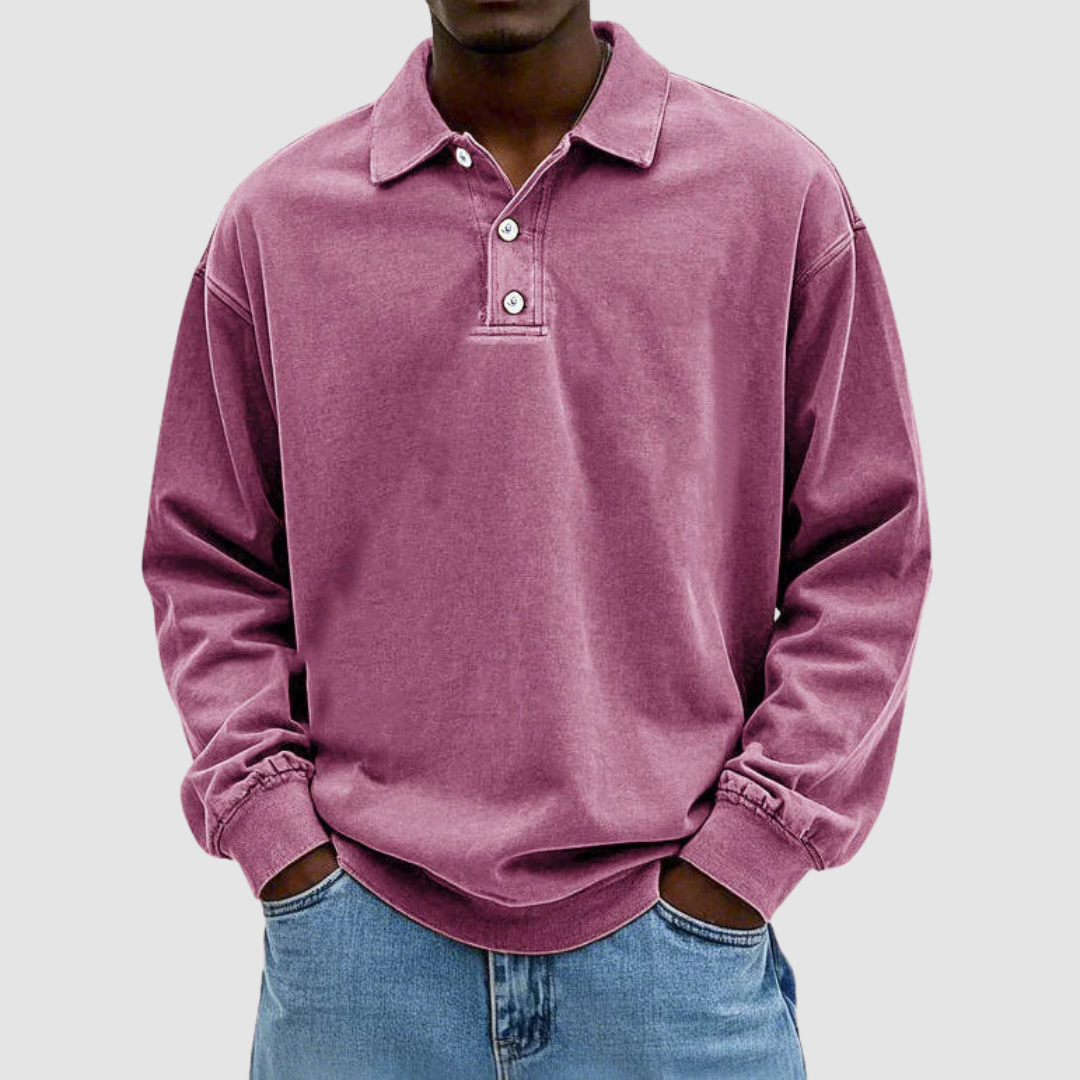 Darevo | Classic Cotton Long-Sleeve Shirt