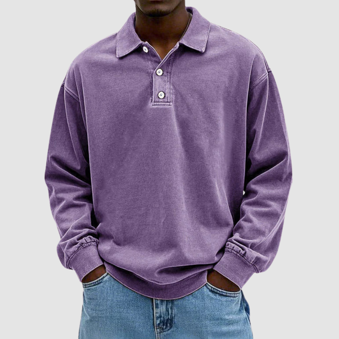 Darevo | Classic Cotton Long-Sleeve Shirt