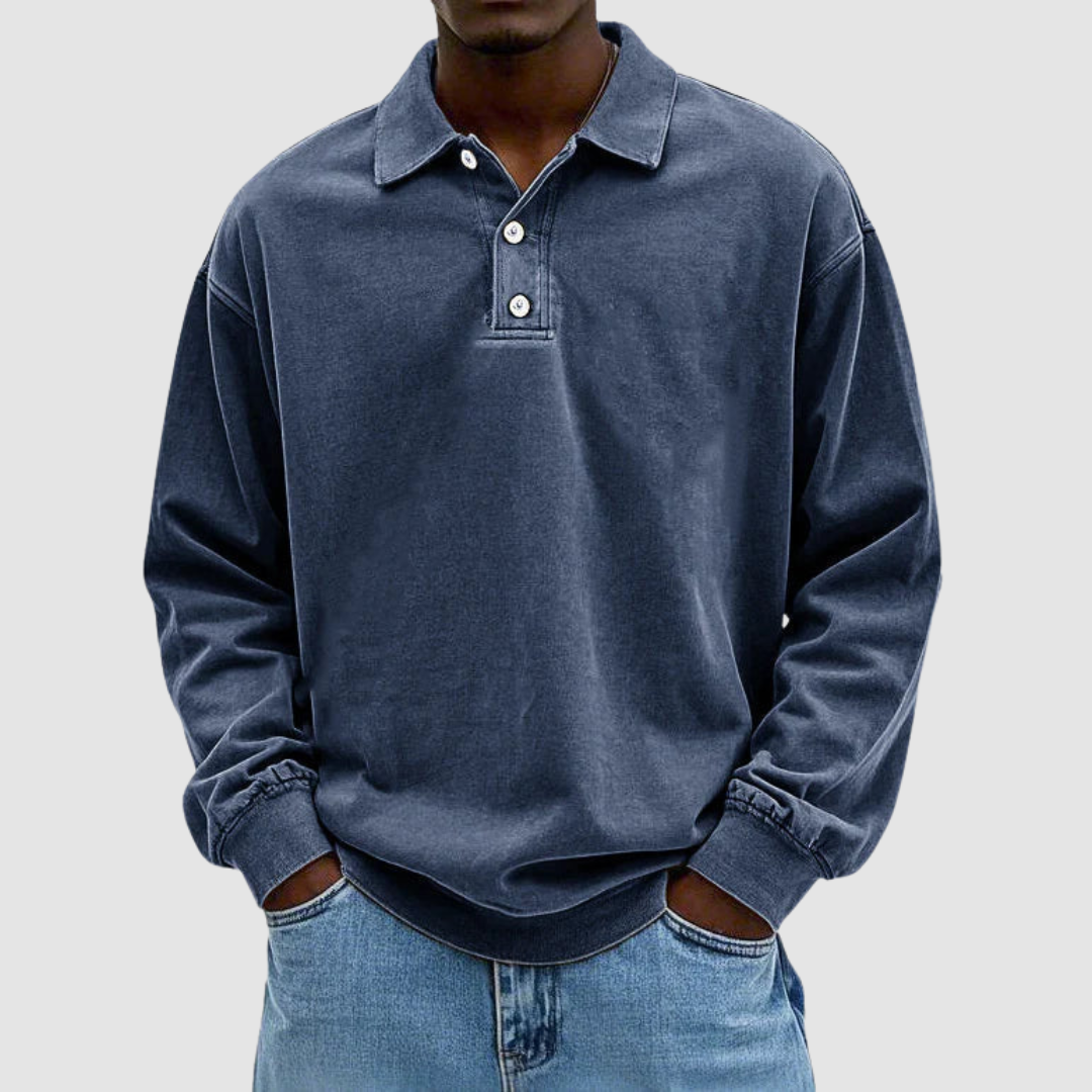 Darevo | Classic Cotton Long-Sleeve Shirt