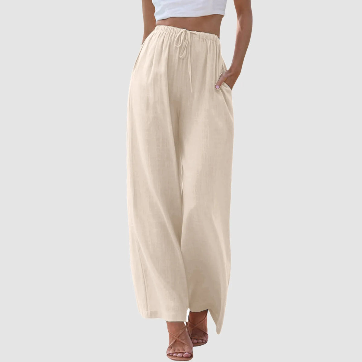 Darevo | High-Waisted Wide Leg Pants