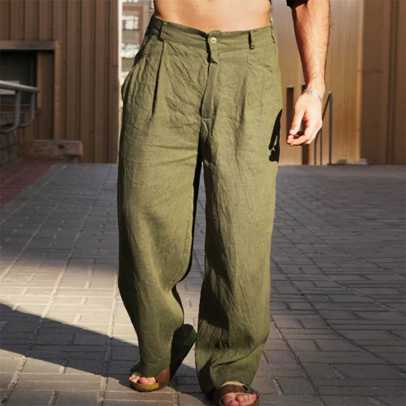 Steven | Wide Linen Pants