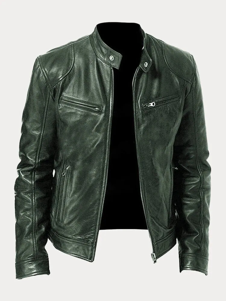 Damien | Classic Leather Jacket