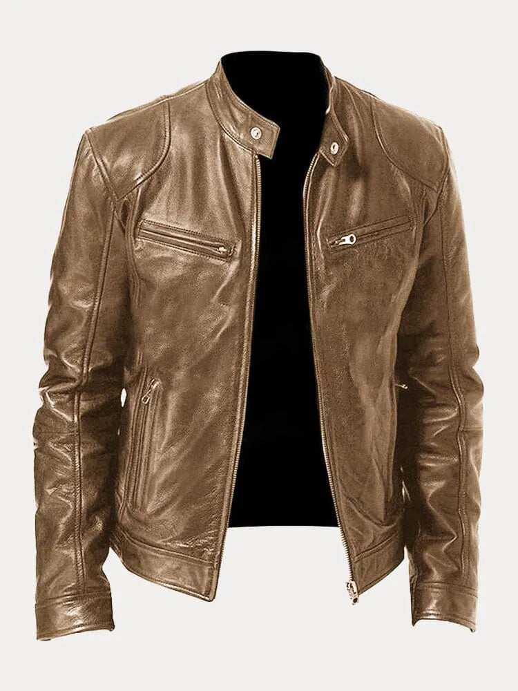 Damien | Classic Leather Jacket