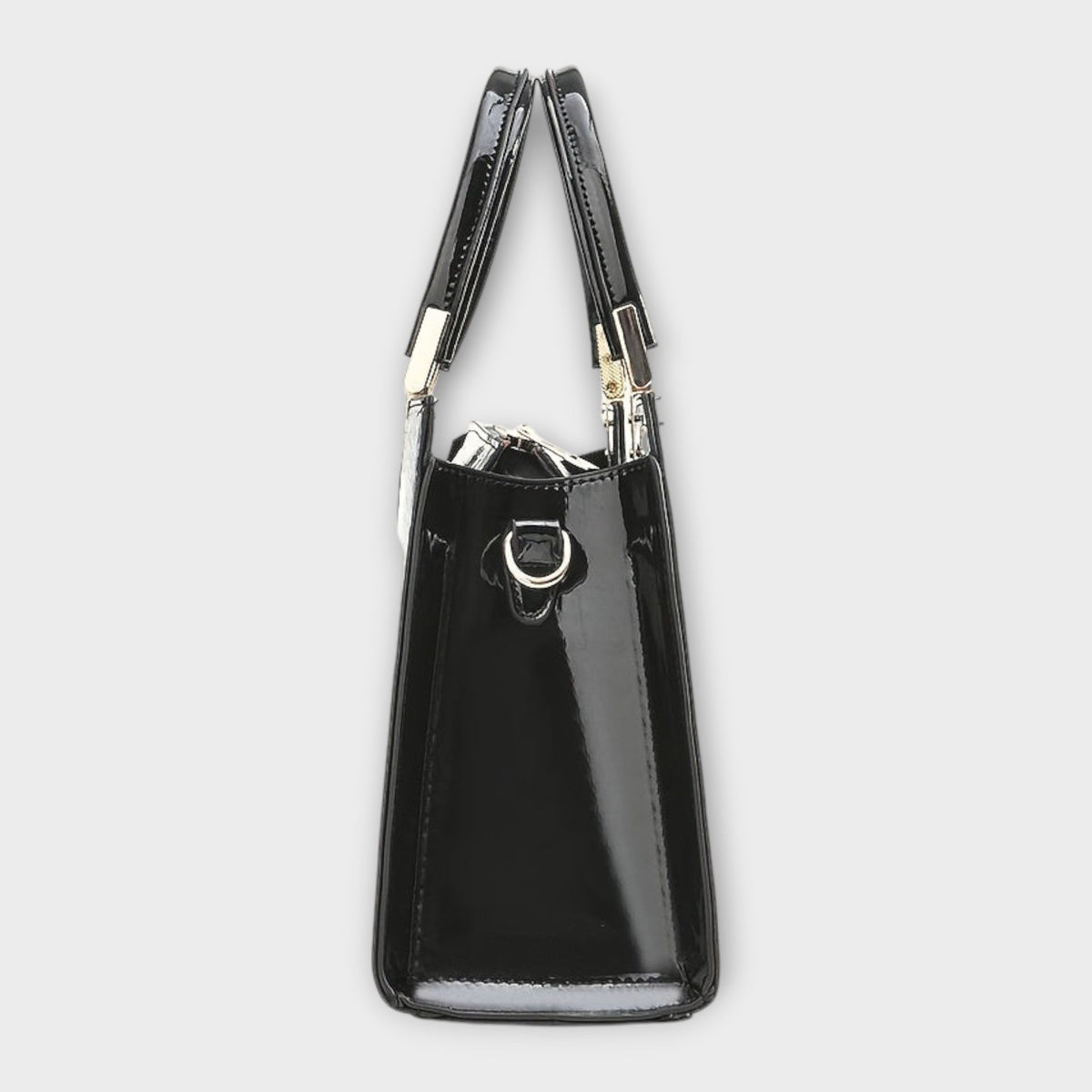 Darevo | Glossy Crocodile Pattern Handbag