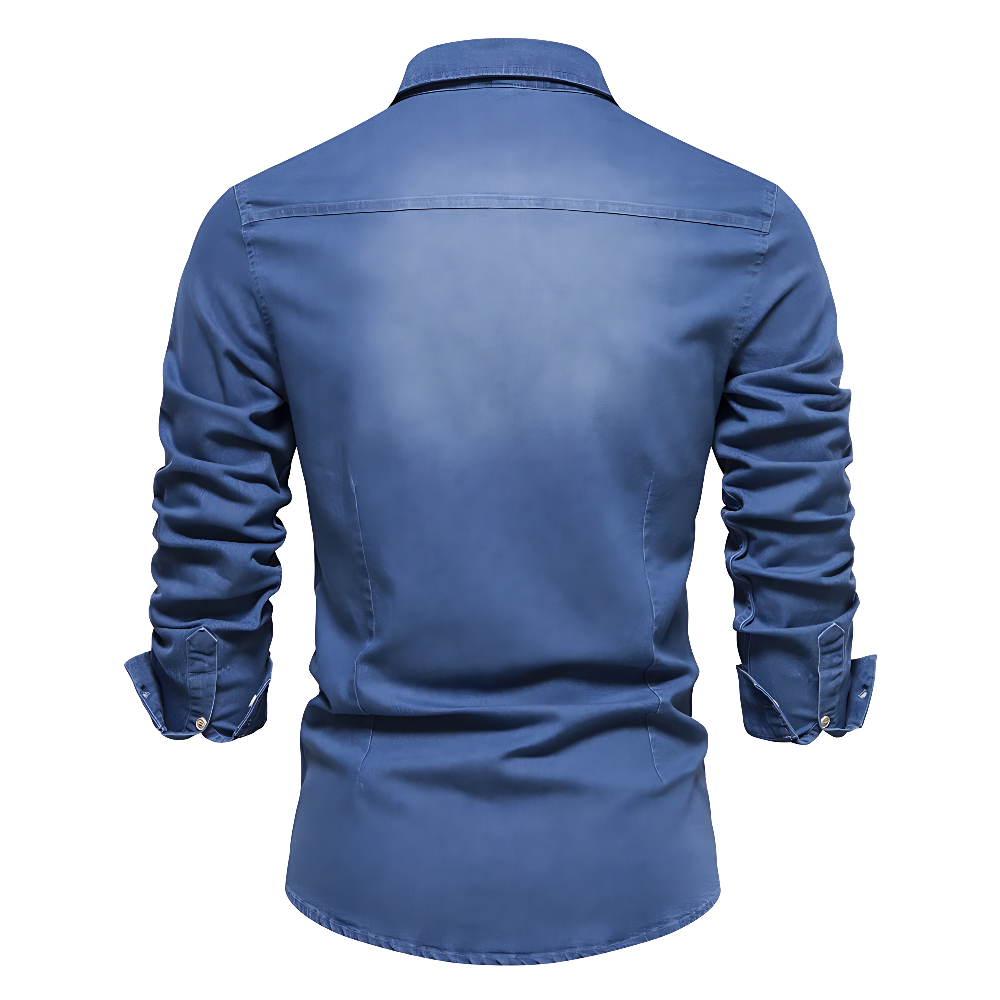 Lance | High-Quality Cotton Denim Shirt