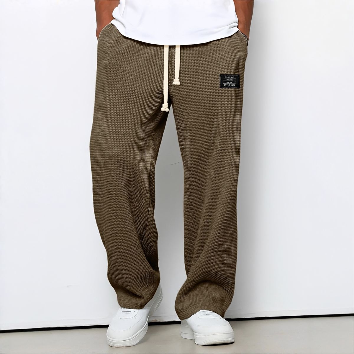 Darevo | Comfortable men's pants with a loose fit and adjustable waist