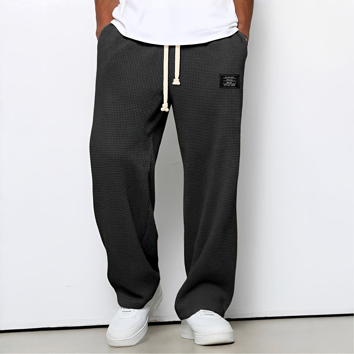 Darevo | Comfortable men's pants with a loose fit and adjustable waist
