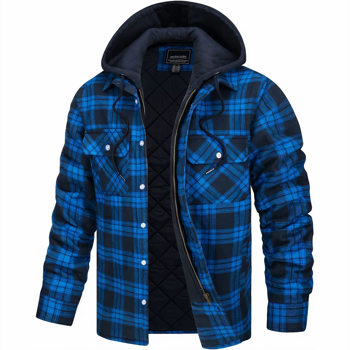 Darevo | Checkered Zip Jacket