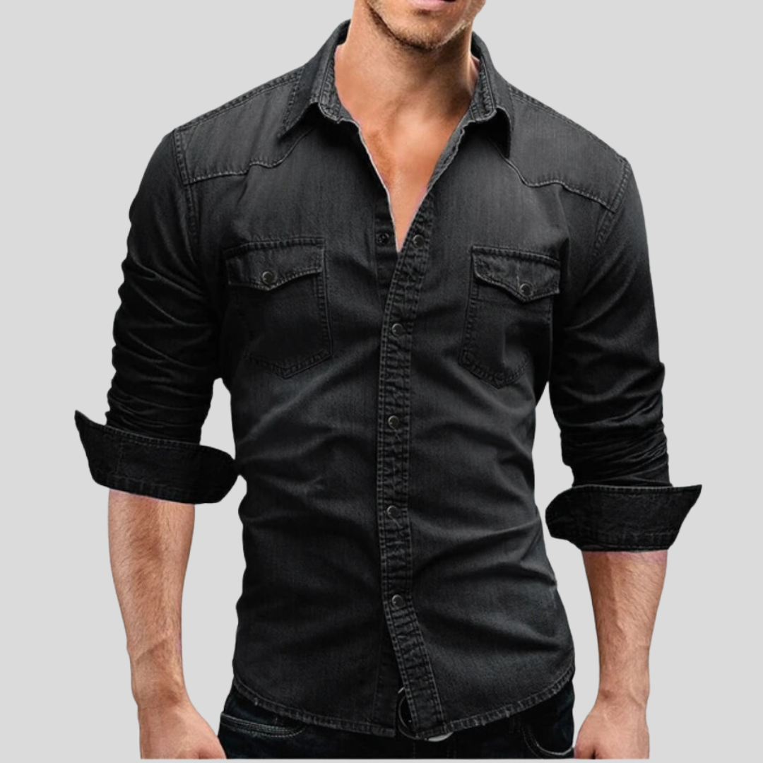 Darevo | Modern Style Denim Shirt