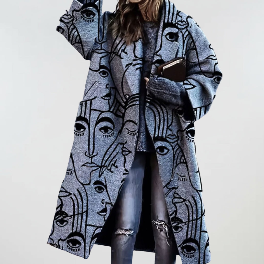 Hannah | Oversized Check Coat