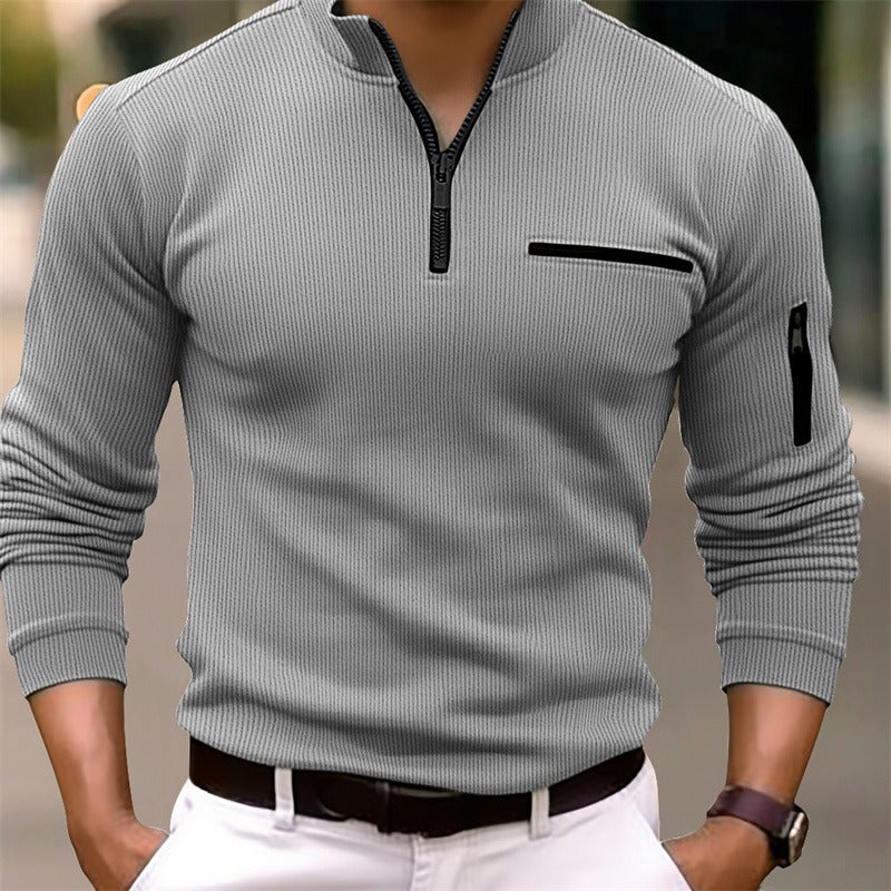 Troy | Long Sleeve Shirt with Zipper