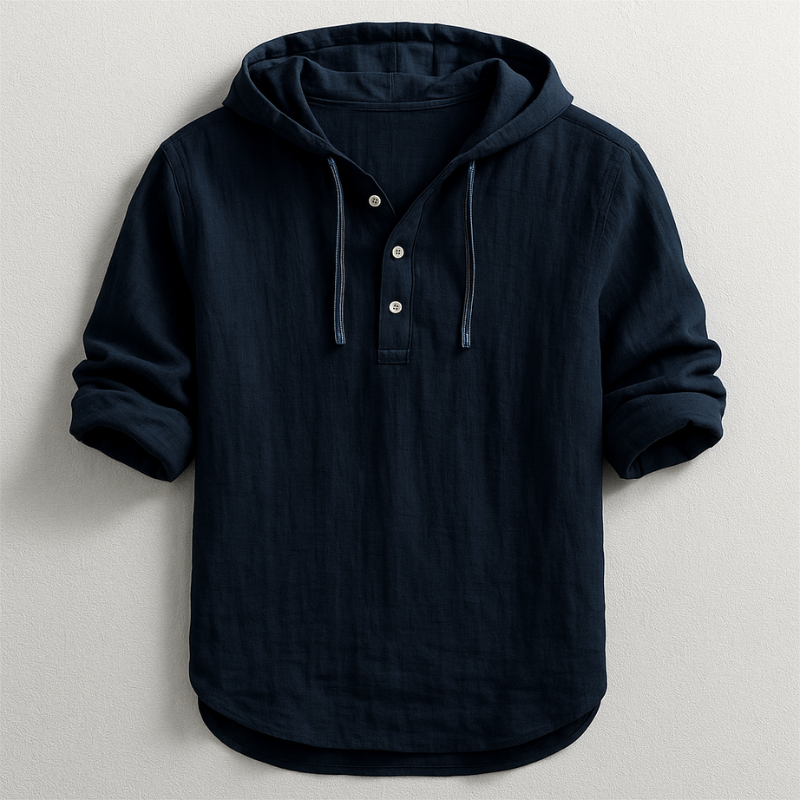 Harrison | Elegant Long Sleeve Hoodie Shirt