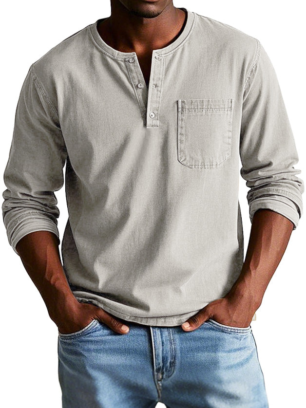 Darevo | Vintage Long Sleeve Shirt
