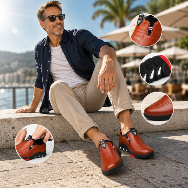Darevo | Elegant men's shoes with non-slip sole