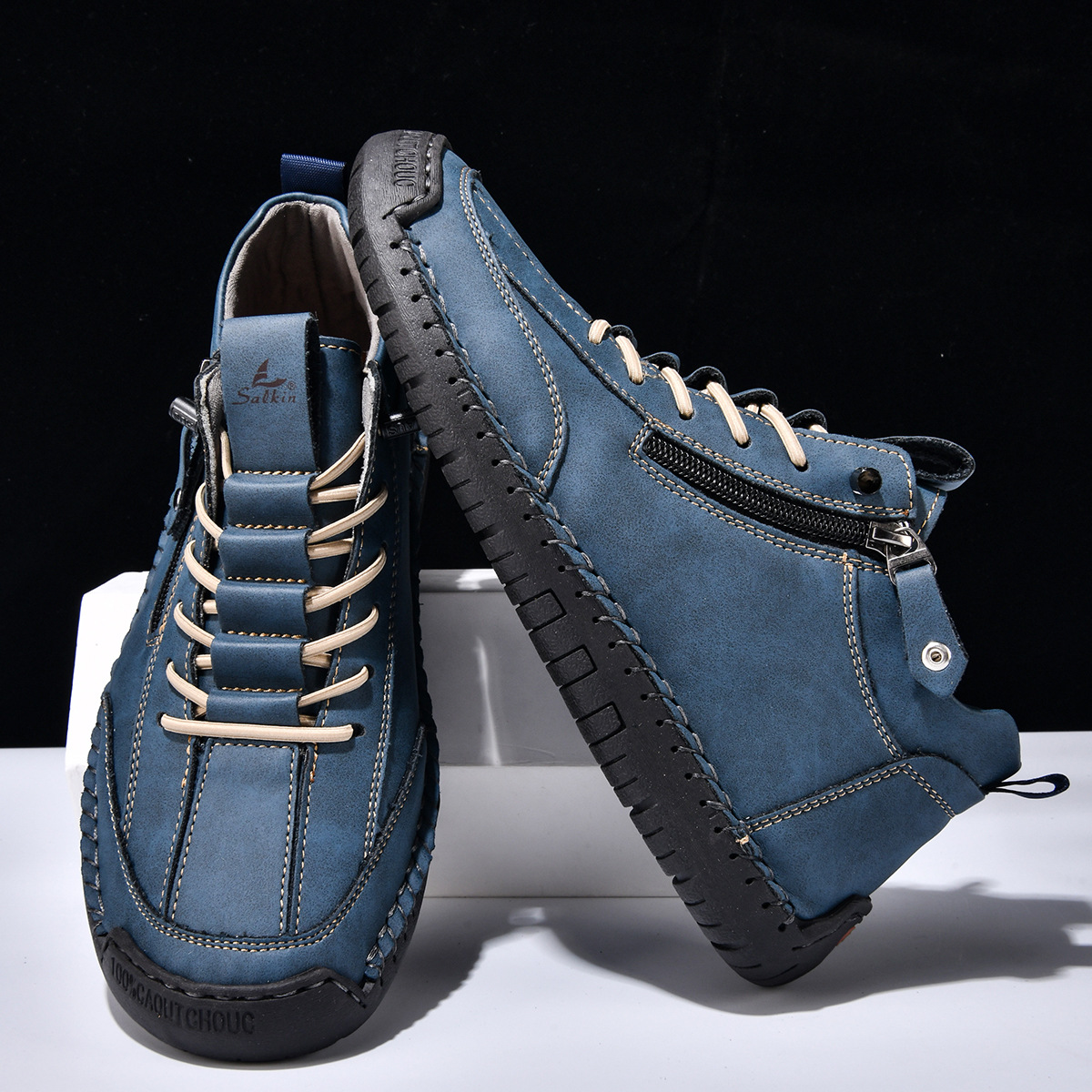 Barrett | Nubuck Shoes with Zipper for Men