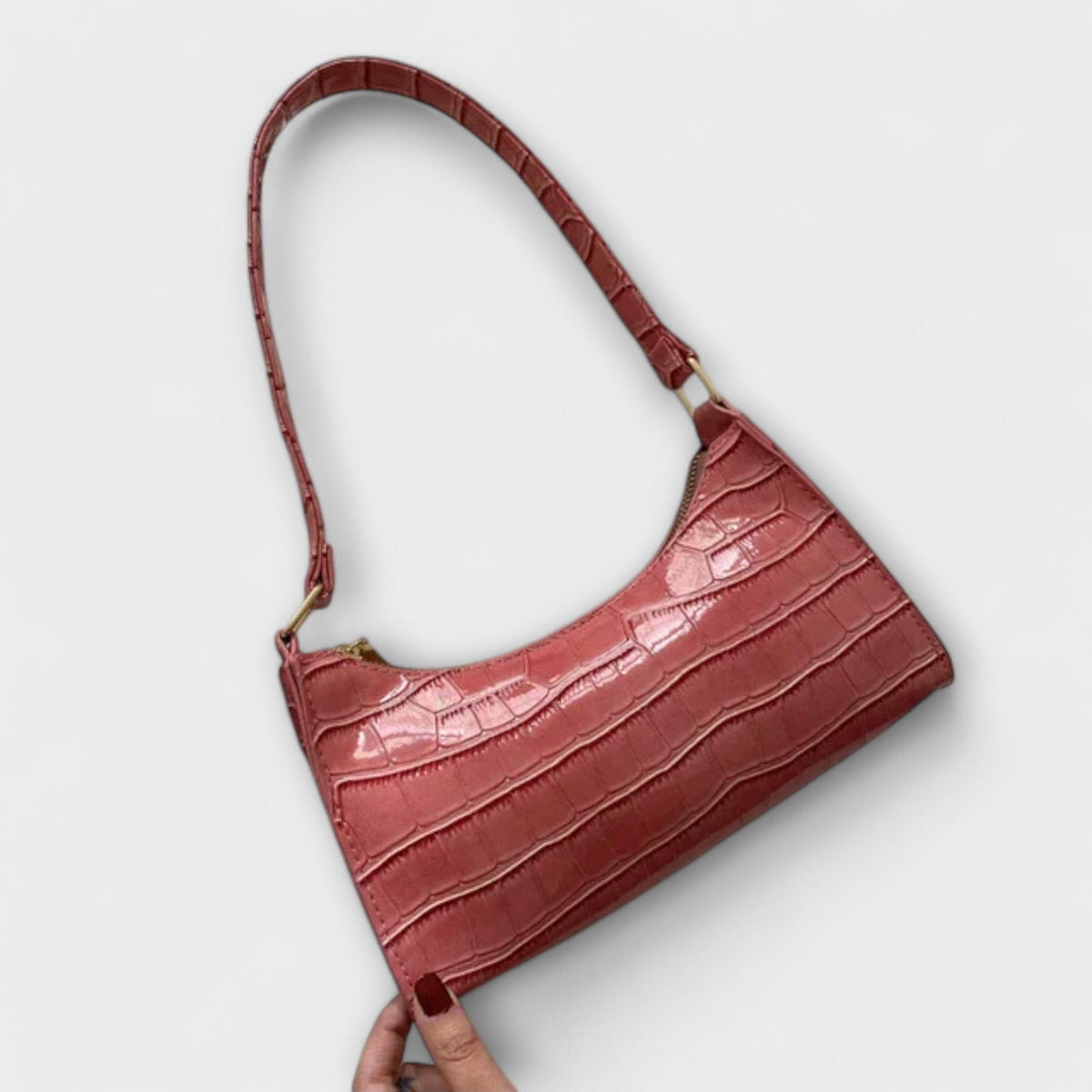 Darevo | Shiny Leather Bag