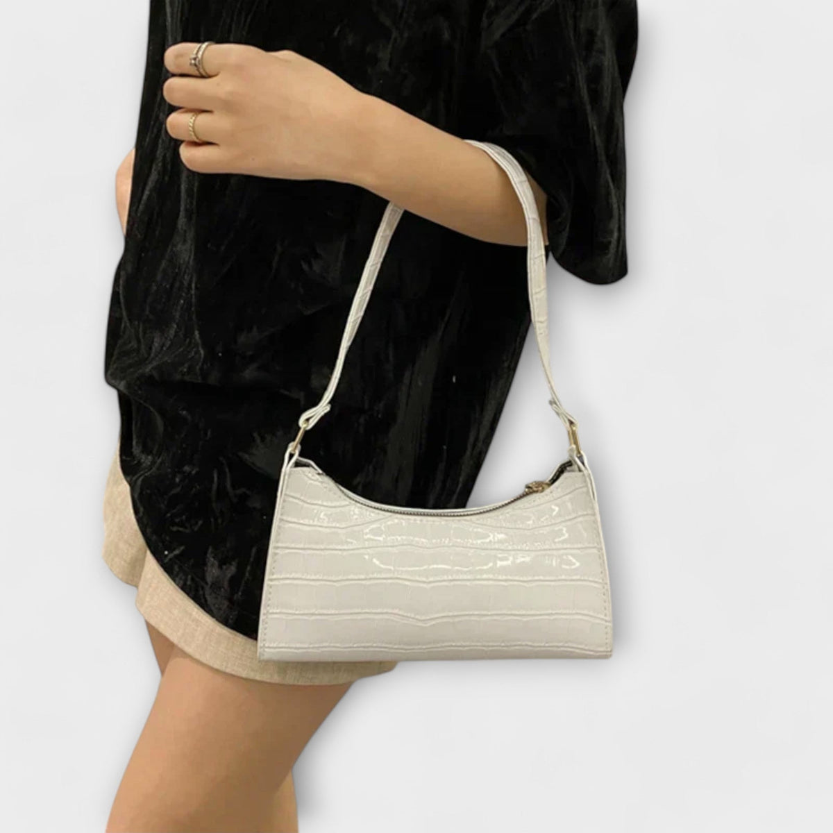Darevo | Shiny Leather Bag