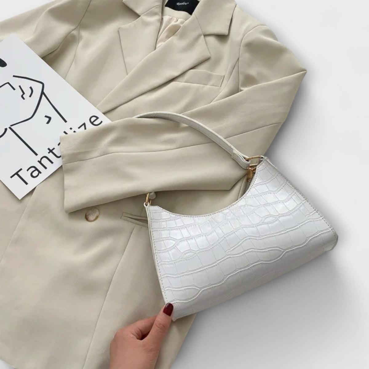 Darevo | Shiny Leather Bag