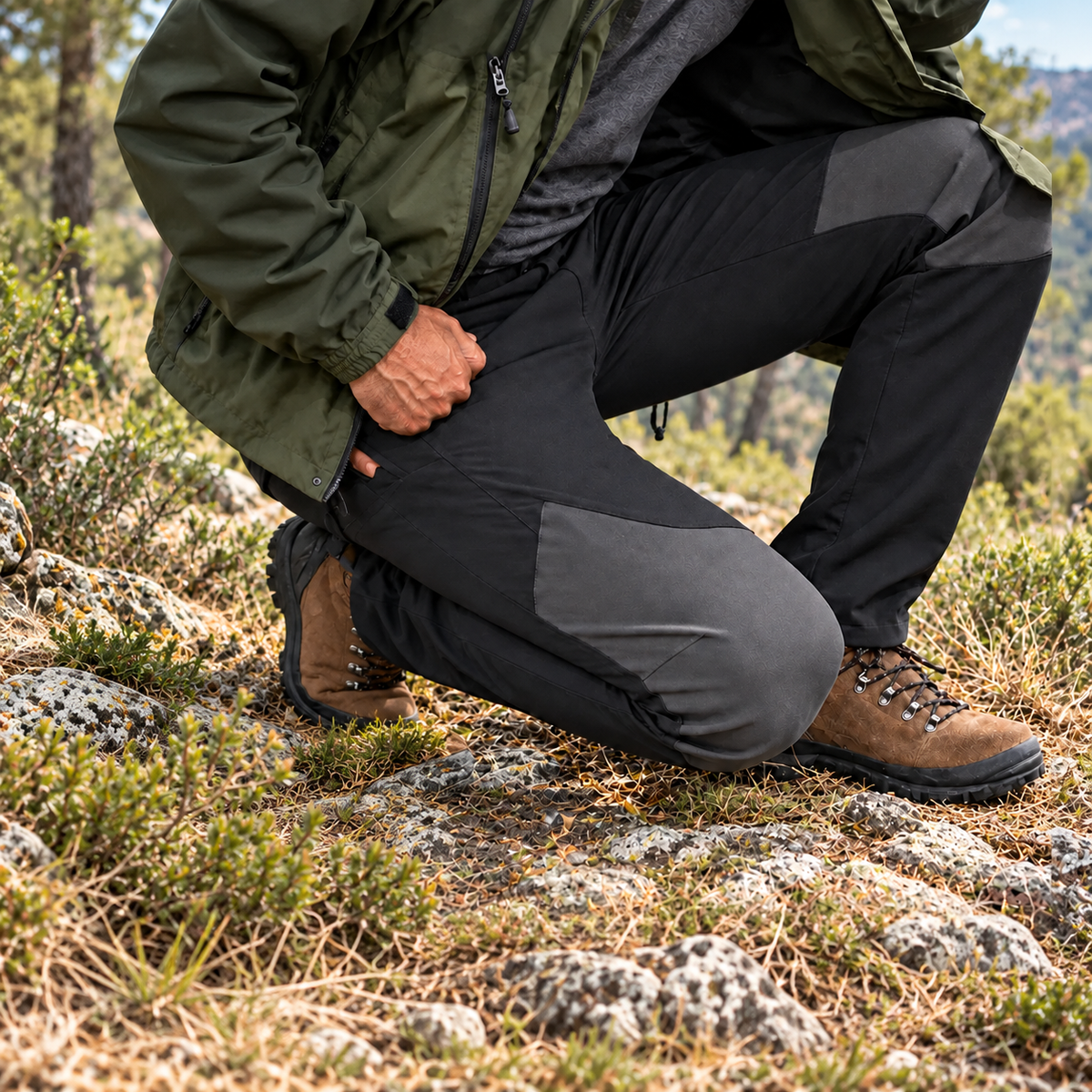 Darevo | Elastic Waist Trekking Pants