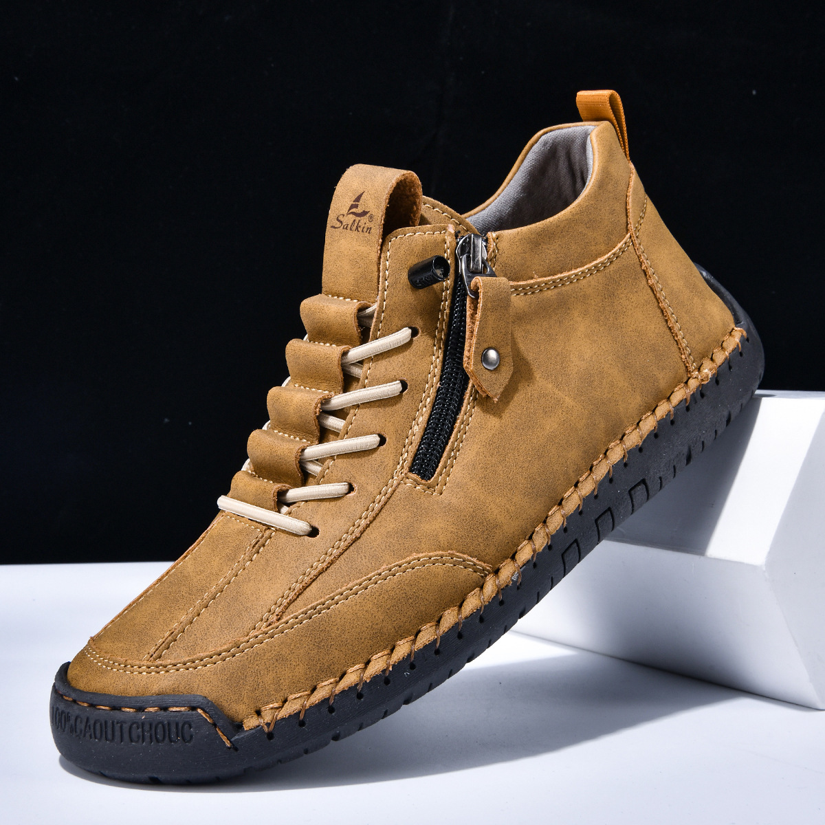 Barrett | Nubuck Shoes with Zipper for Men