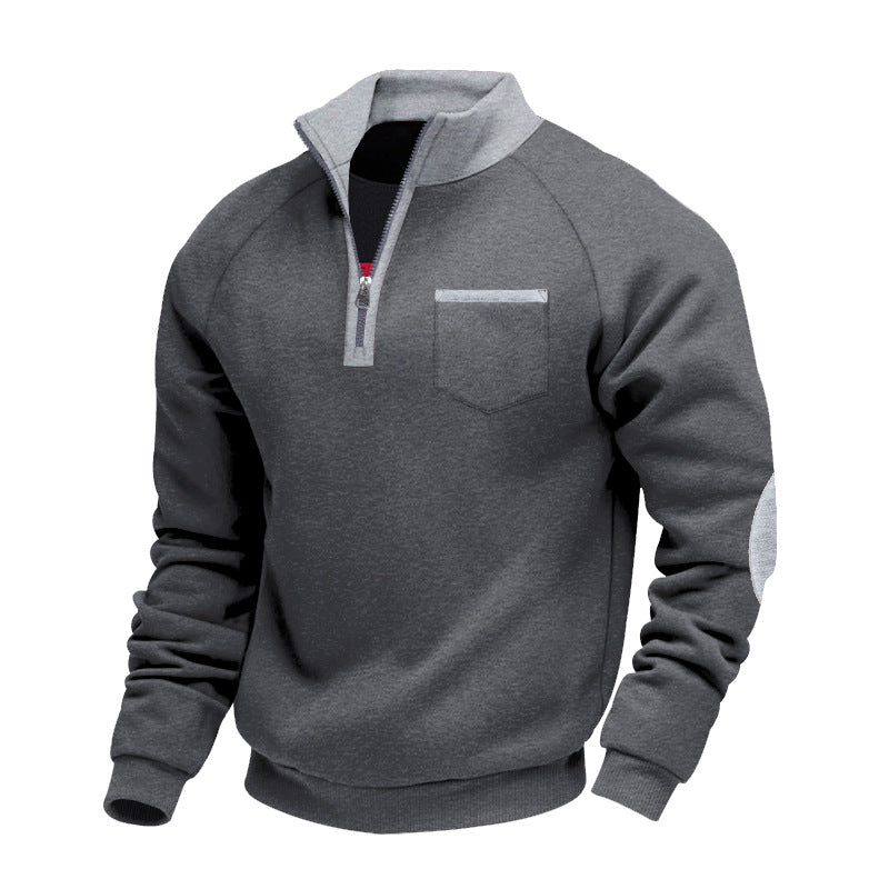 David | Fleece Pullover with Quarter Zip