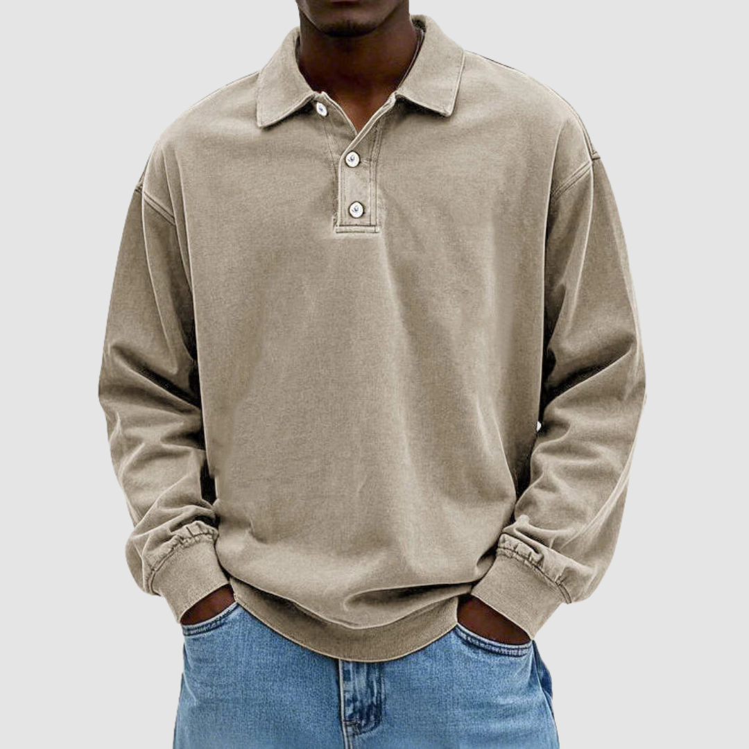 Darevo | Classic Cotton Long-Sleeve Shirt