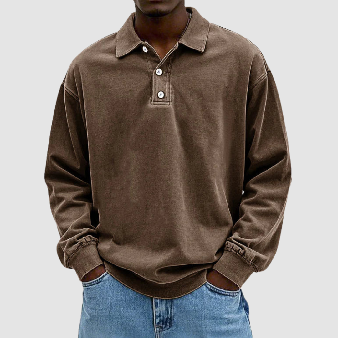 Darevo | Classic Cotton Long-Sleeve Shirt