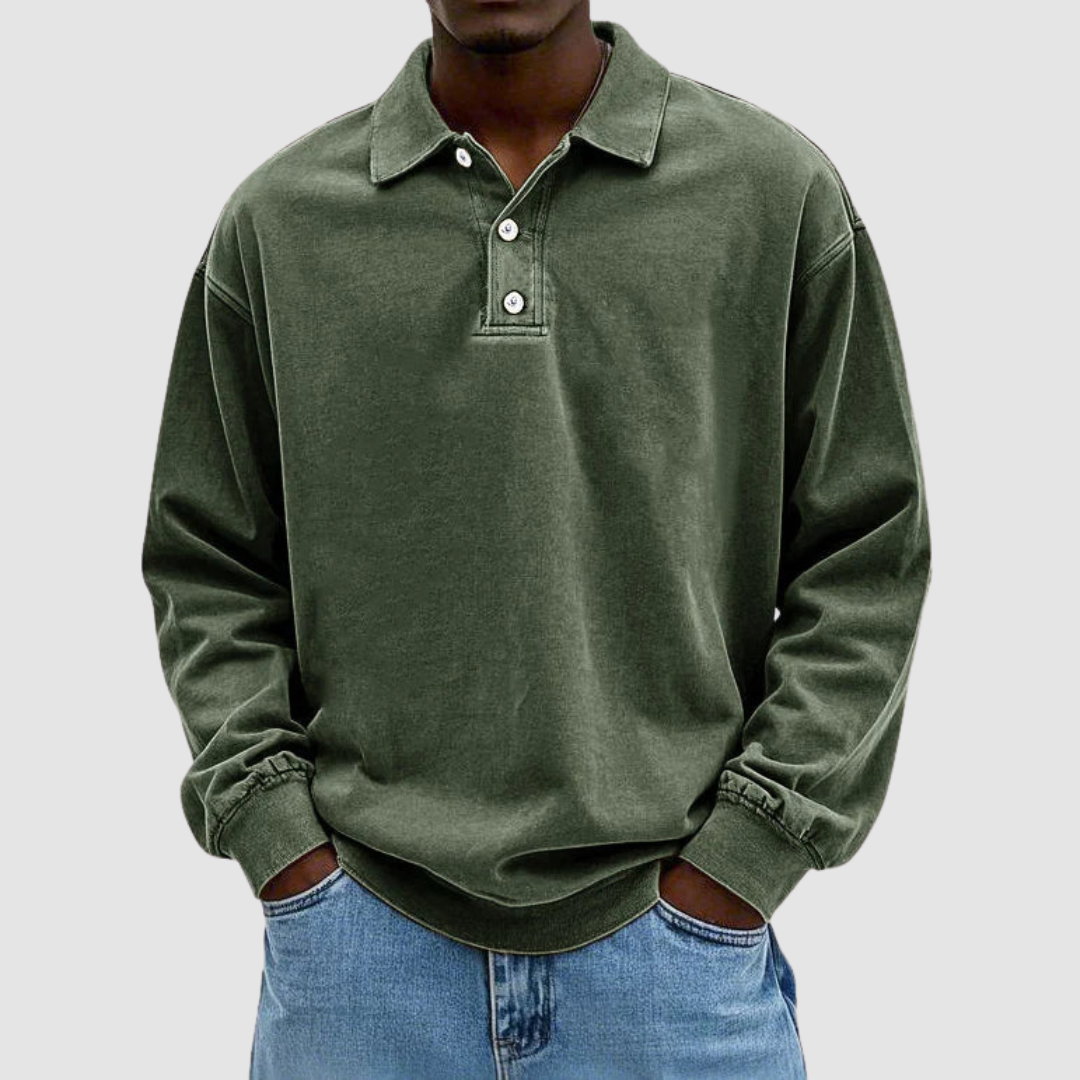 Darevo | Classic Cotton Long-Sleeve Shirt