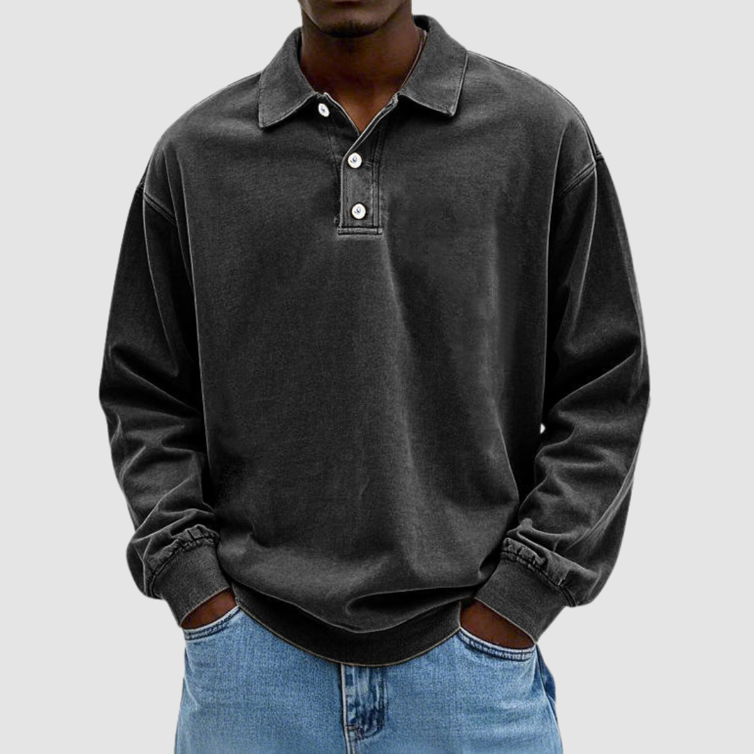 Darevo | Classic Cotton Long-Sleeve Shirt