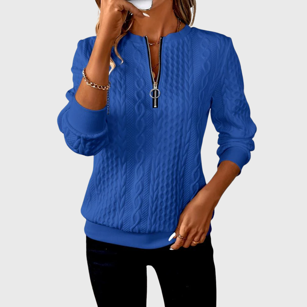 Briar | Knitted sweater with zipper