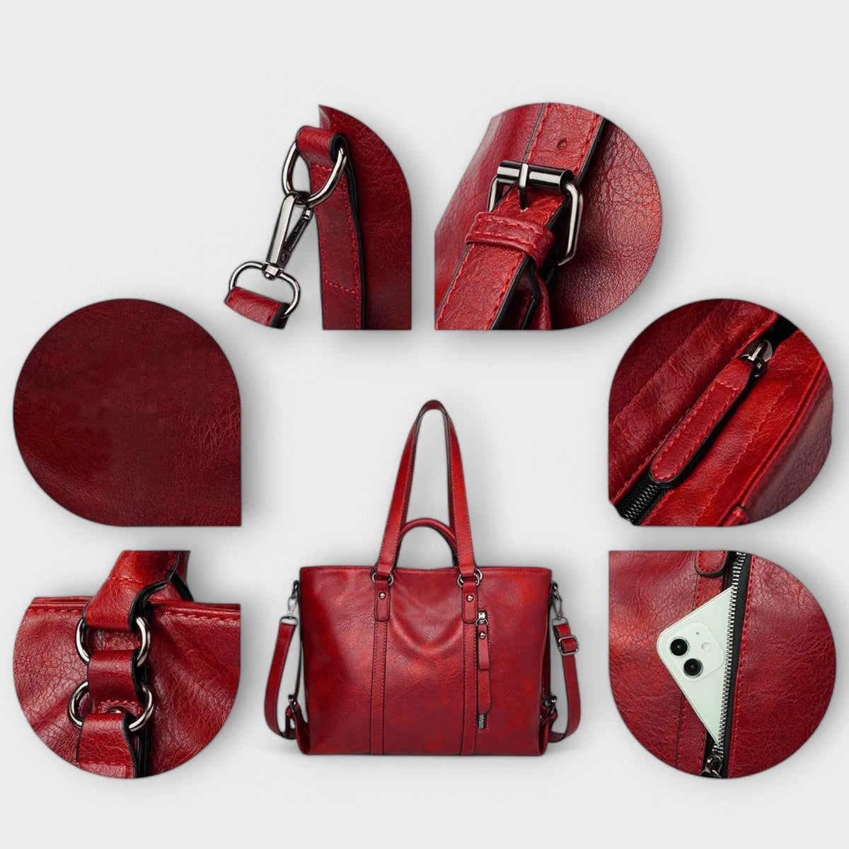 Darevo | Large Leather Bag
