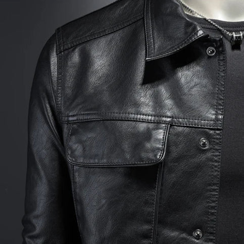 Darevo | Biker Leather Jacket