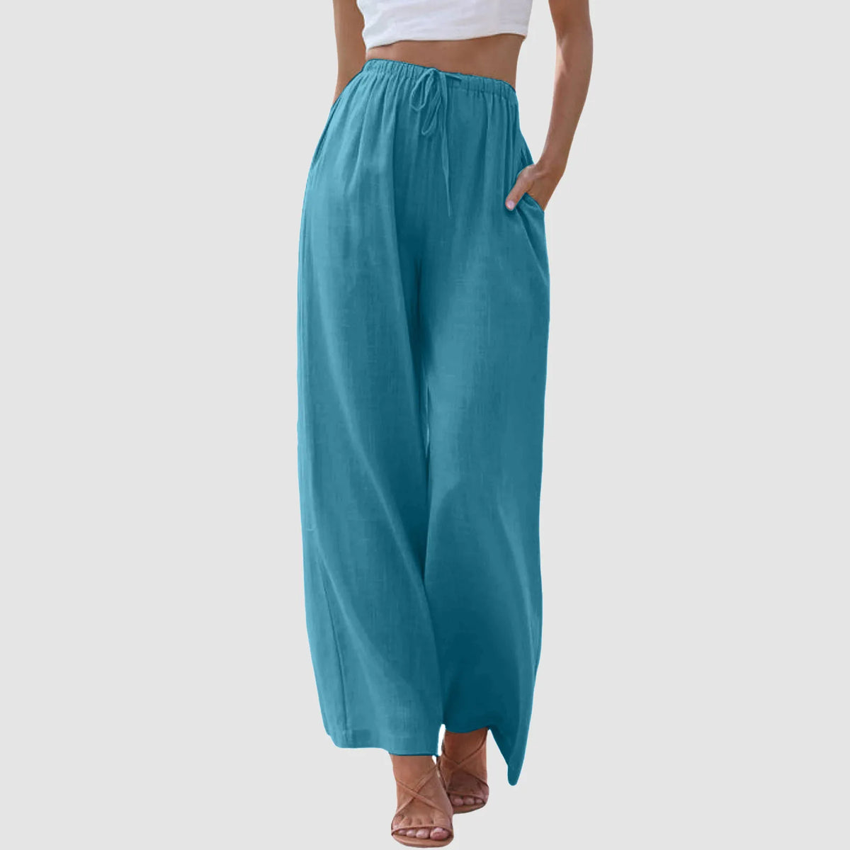 Darevo  | High-Waisted Wide Leg Pants