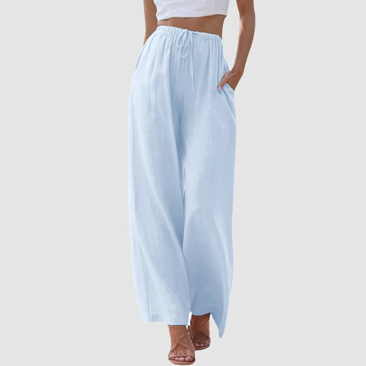 Darevo | Comfort Wide-Leg Pants with High Waist